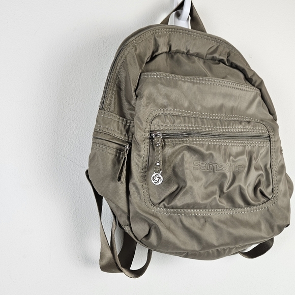 SAMSONITE Nylon Backpack Medium Green - Picture 4 of 9